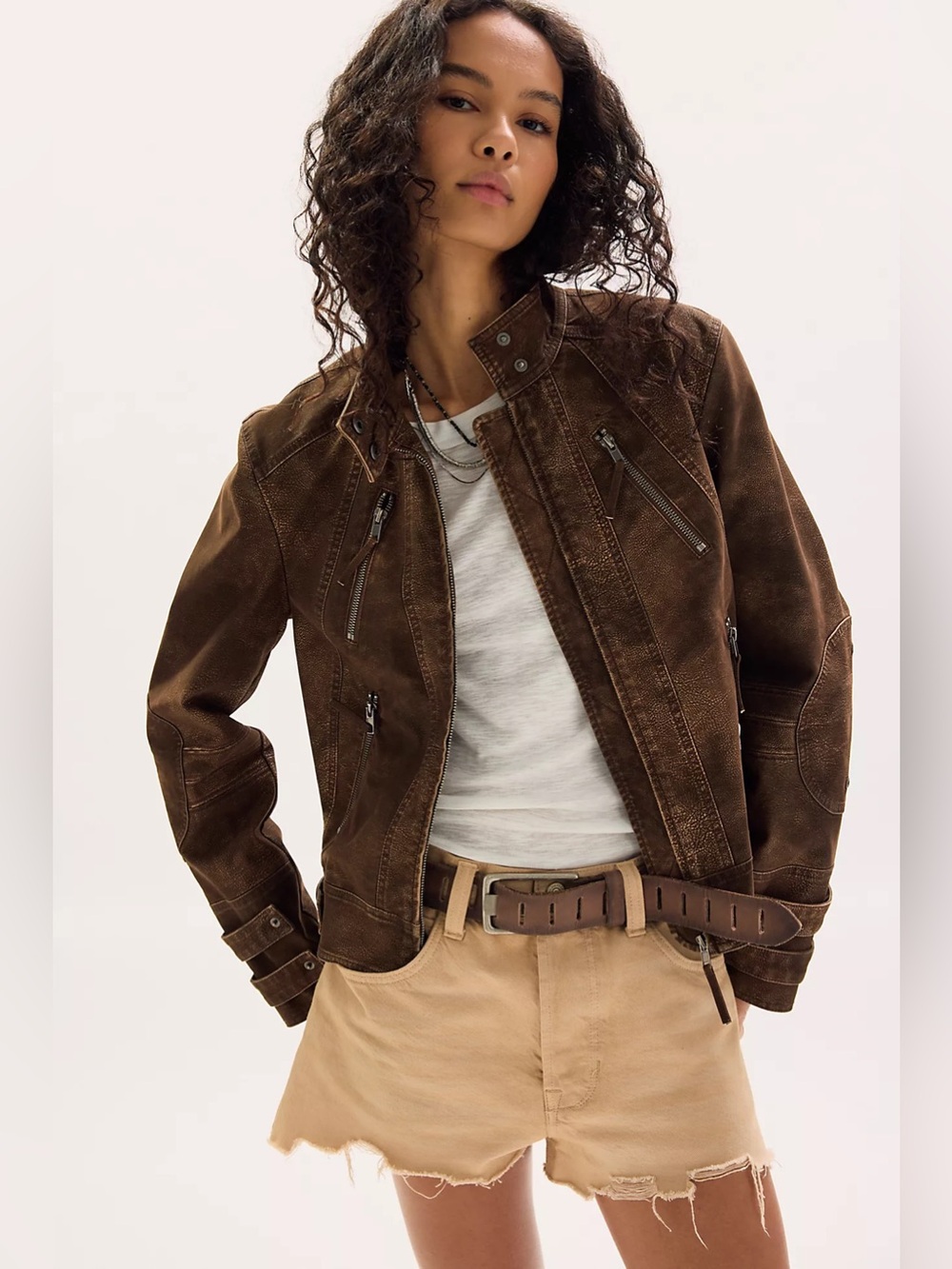 We The Free Jesse Vegan Suede Jacket